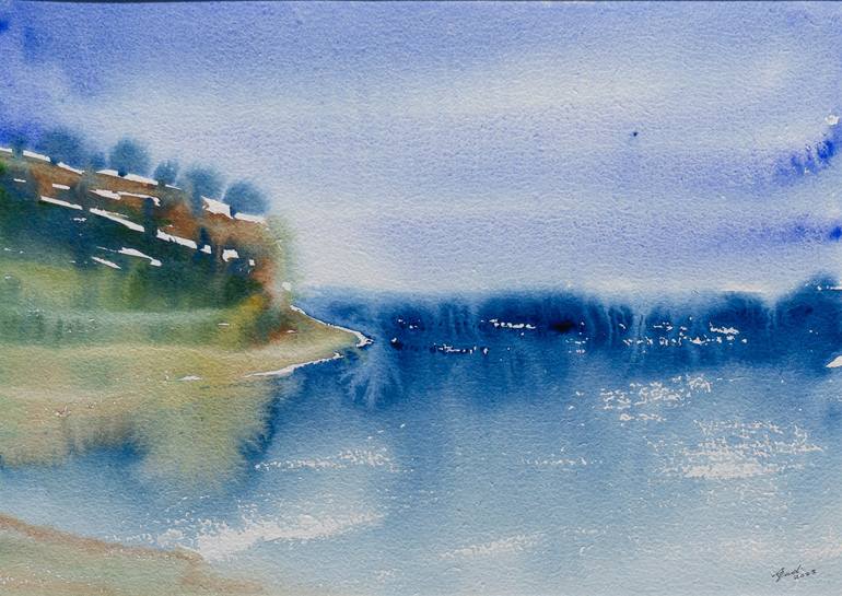 Print of Contemporary Landscape Paintings by Shashank Verma