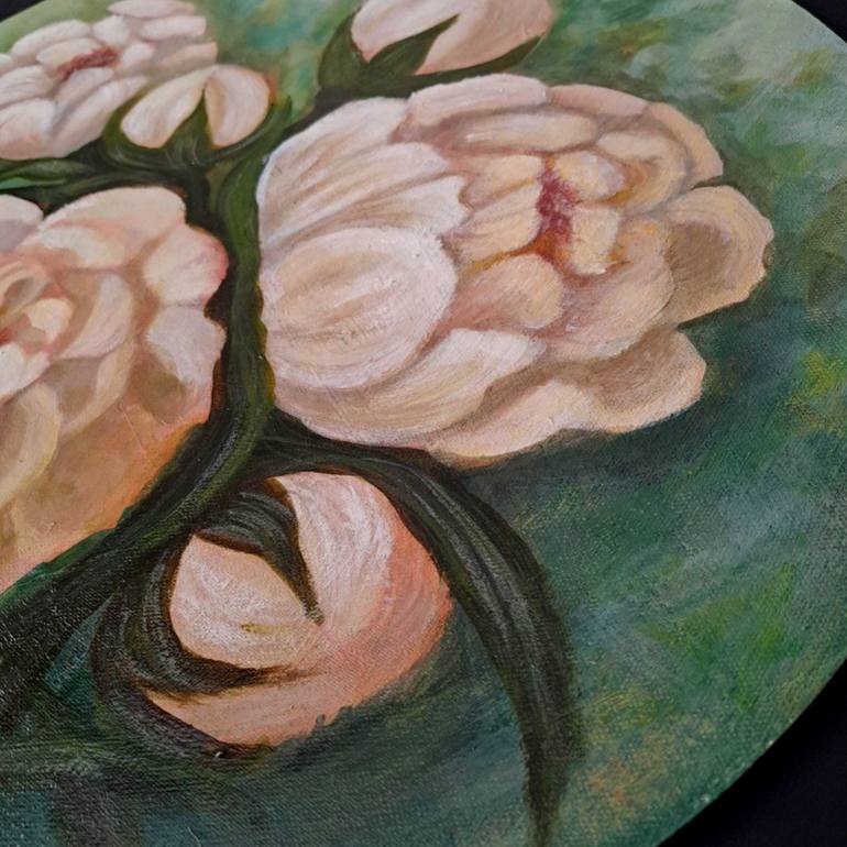 Original Realism Floral Painting by Alona Avrash