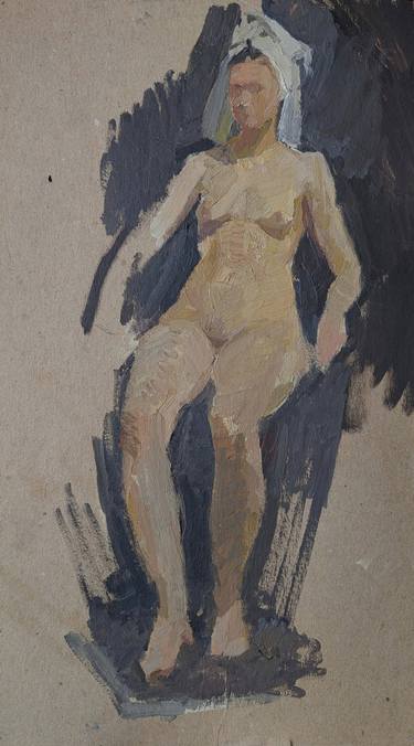 Original Classicism Nude Paintings by Julia Skrypnyk