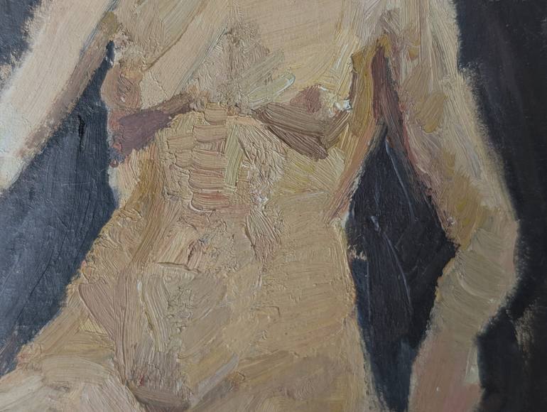 Original Classicism Nude Painting by Julia Skrypnyk