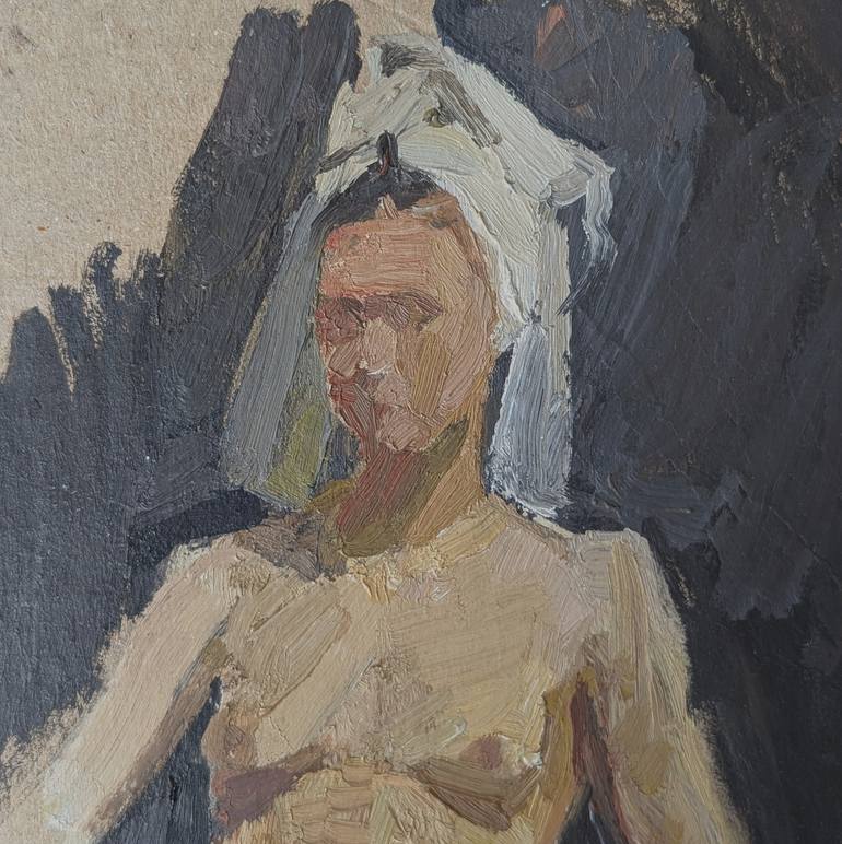Original Classicism Nude Painting by Julia Skrypnyk
