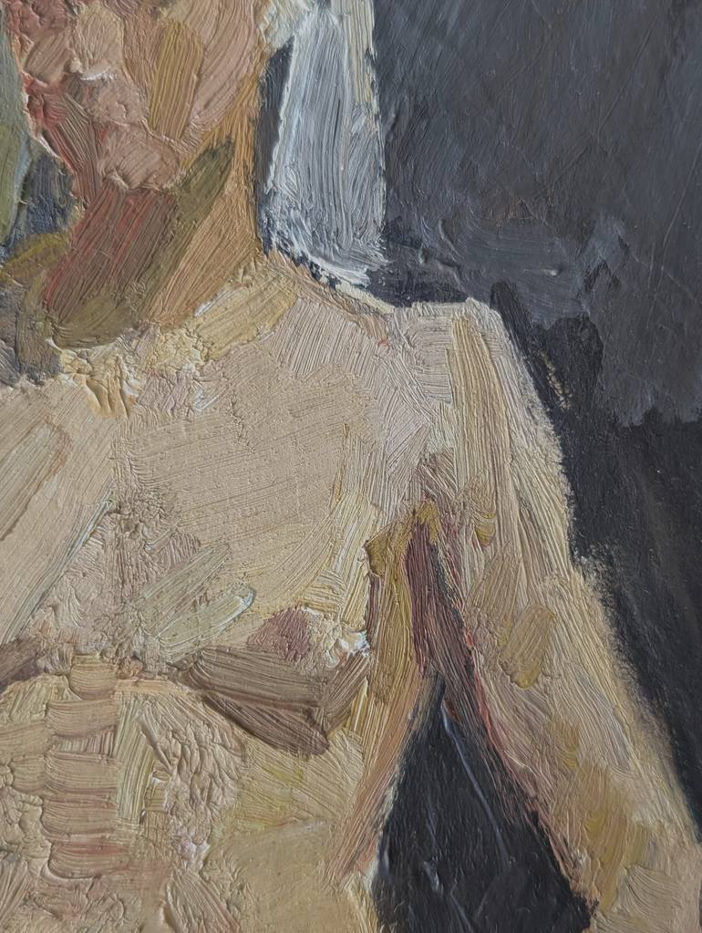 Original Classicism Nude Painting by Julia Skrypnyk