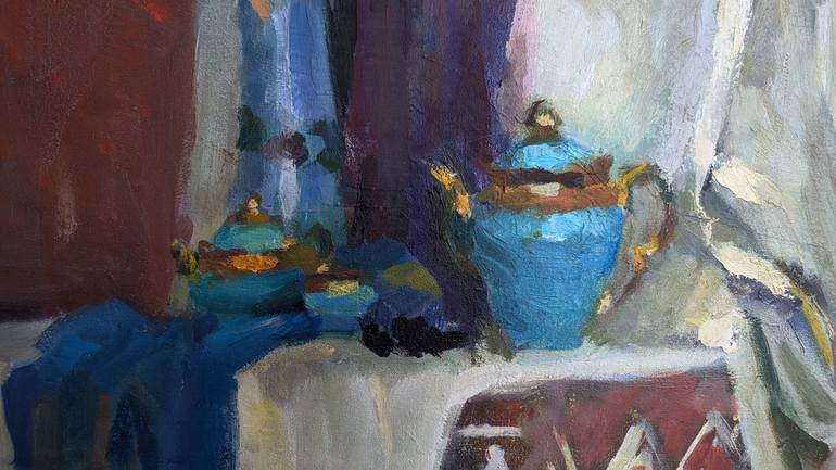 Original Expressionism Still Life Painting by Julia Skrypnyk