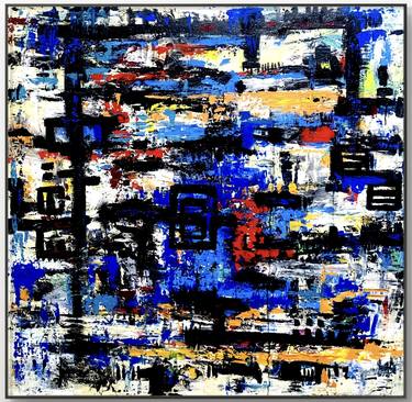 Original Abstract Expressionism Abstract Paintings by Enexto Budu