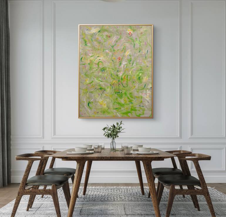 Original Abstract Expressionism Abstract Painting by Enexto Budu