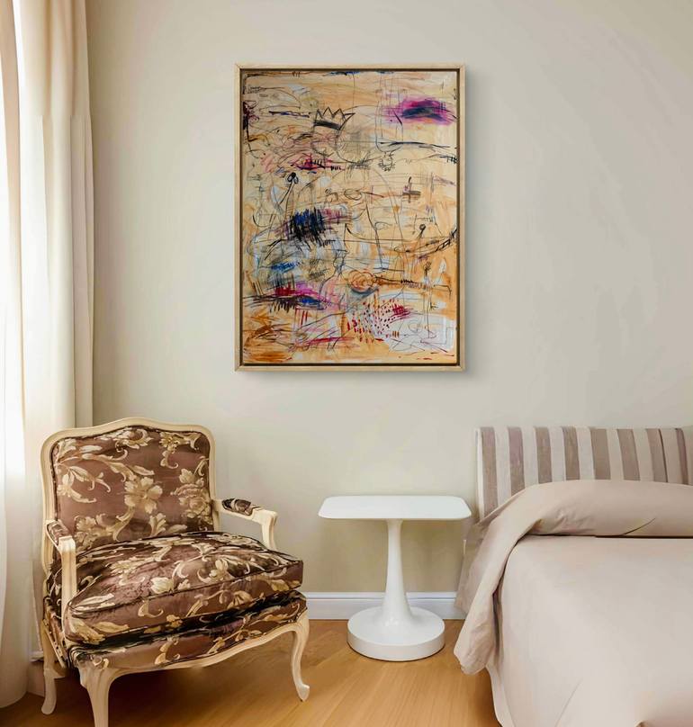 Original Abstract Expressionism Abstract Mixed Media by Enexto Budu