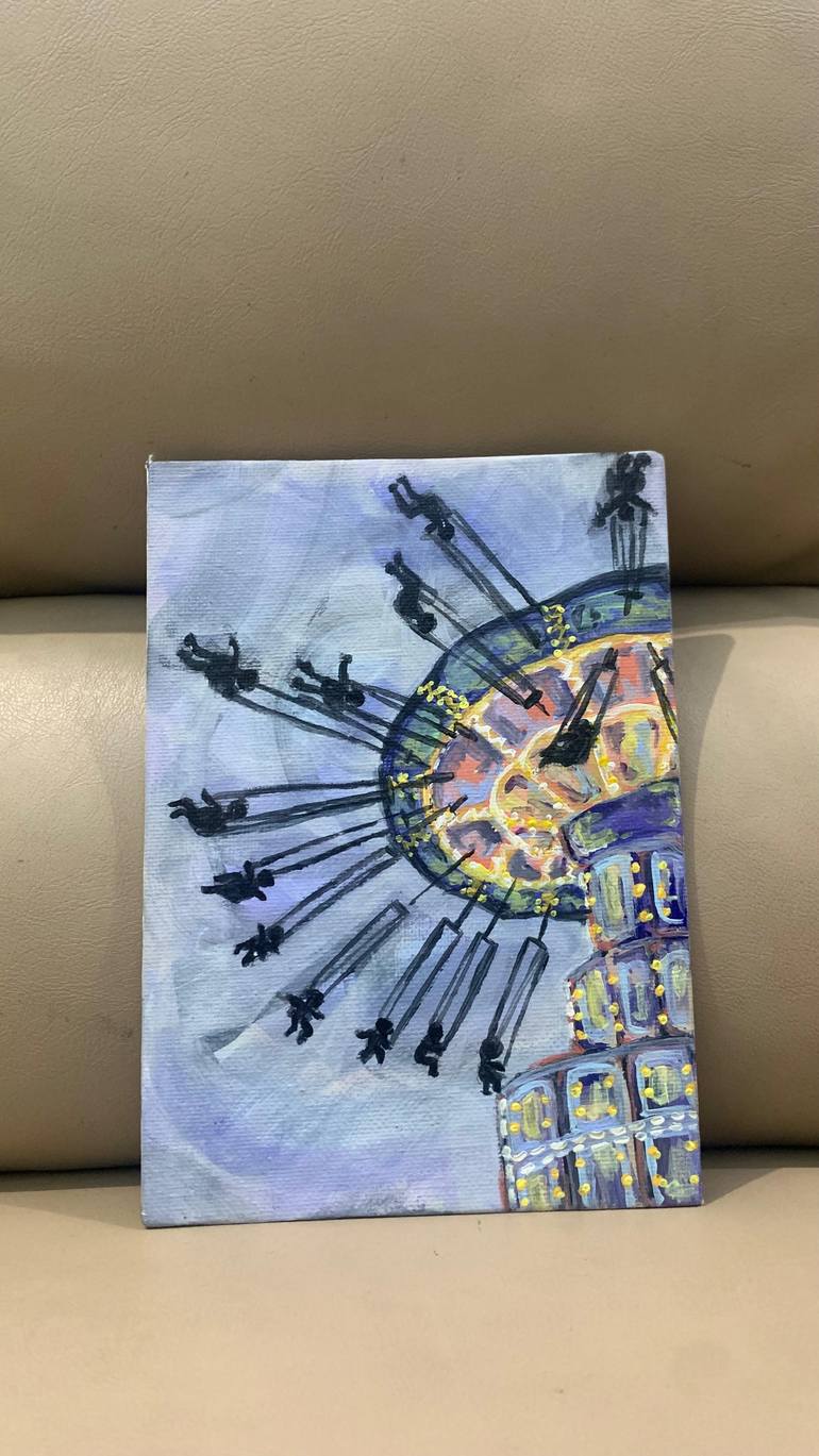 Original Realism Architecture Painting by Luna Divina