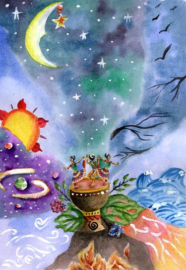 Original Illustration Fantasy Painting by Maryna Yakovchuk