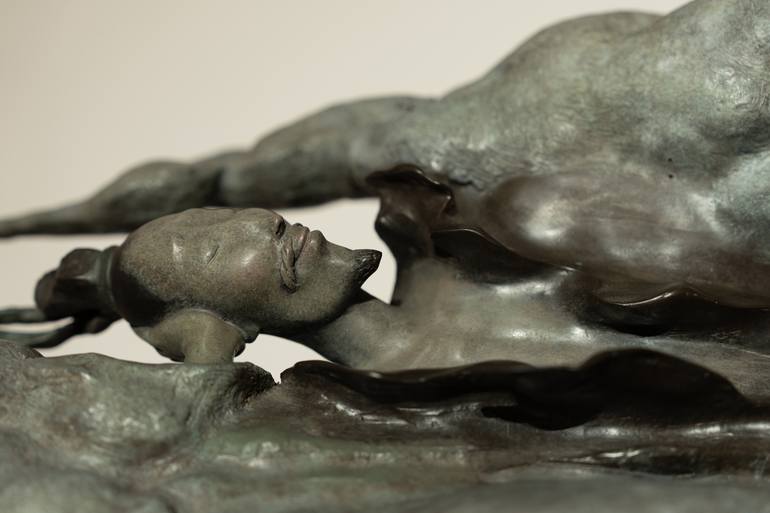 Original Conceptual Men Sculpture by Jiang Wang