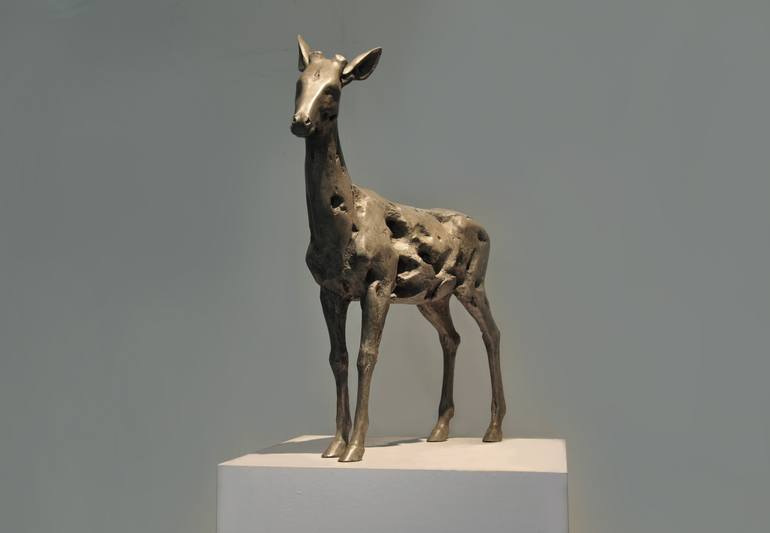 Original Conceptual Animal Sculpture by Jiang Wang