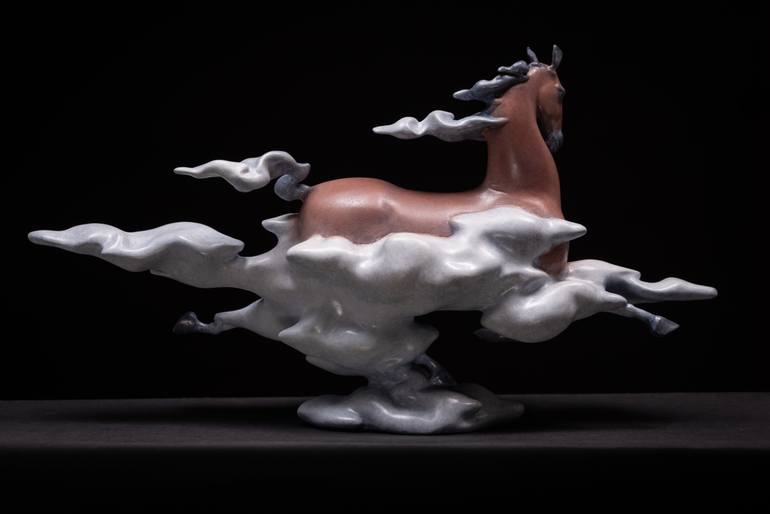 Original Contemporary Animal Sculpture by Jiang Wang