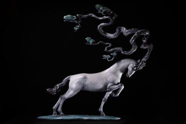 Original Expressionism Animal Sculpture by Jiang wang