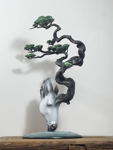 Original Expressionism Animal Sculpture by Jiang wang