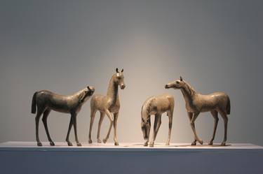 Original Contemporary Animal Sculpture by Jiang wang