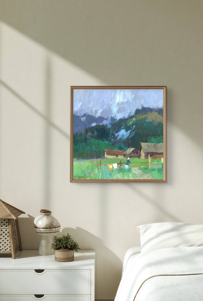 Original Impressionism Landscape Painting by Artidea Gallery