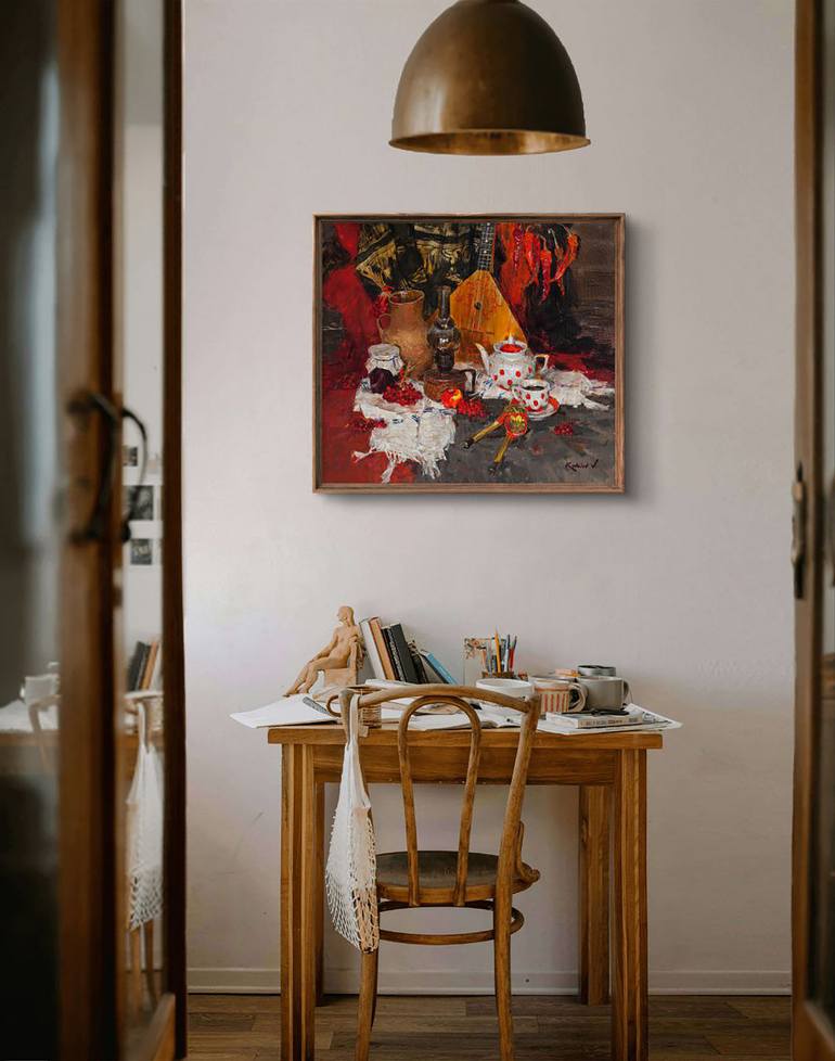 Original Impressionism Still Life Painting by Artidea Gallery