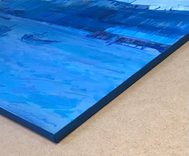 Original Abstract Expressionism Landscape Painting by Artidea Gallery