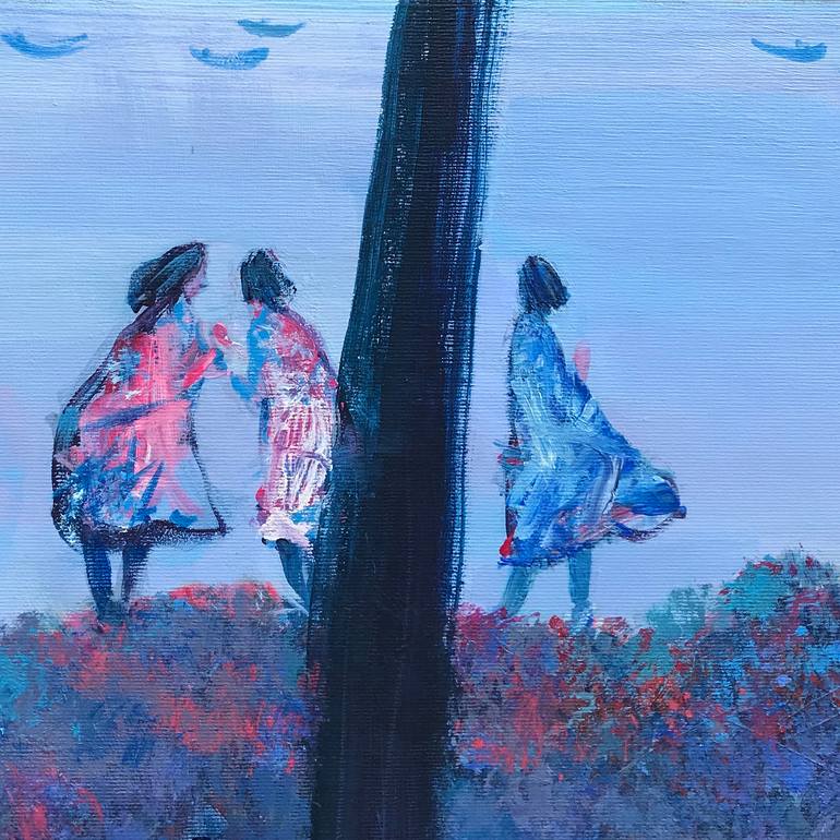 Original Expressionism Landscape Painting by Artidea Gallery