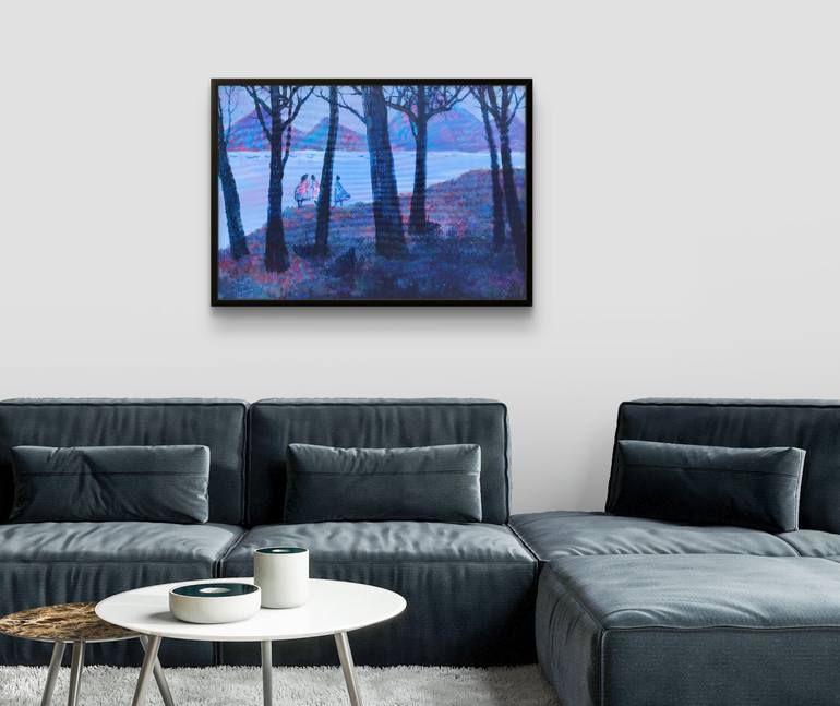 Original Expressionism Landscape Painting by Artidea Gallery