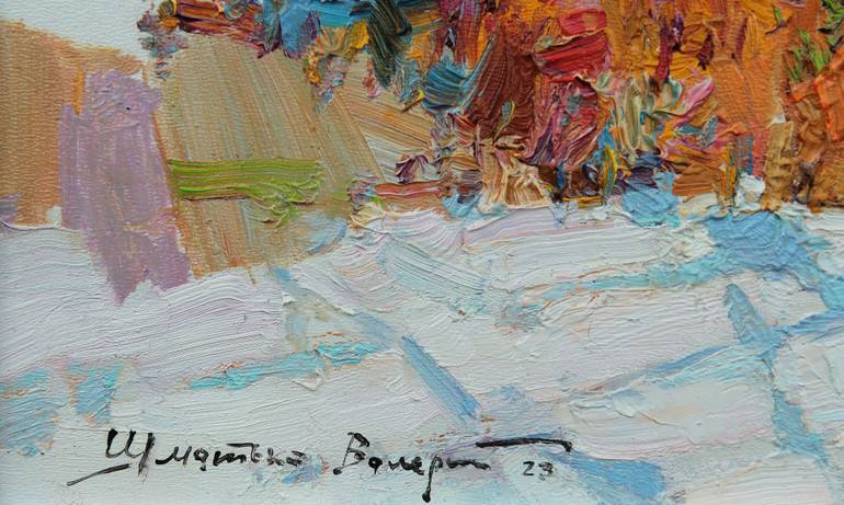 Original Impressionism Landscape Painting by Artidea Gallery