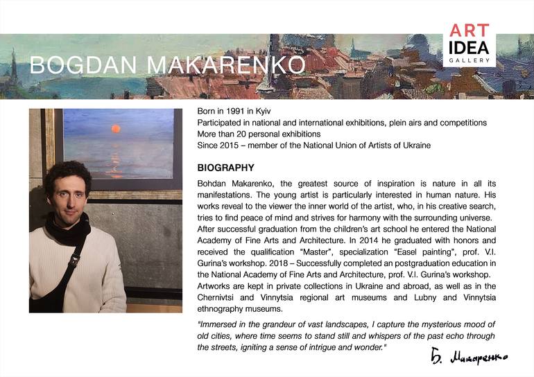 Original Expressionism Landscape Painting by Artidea Gallery