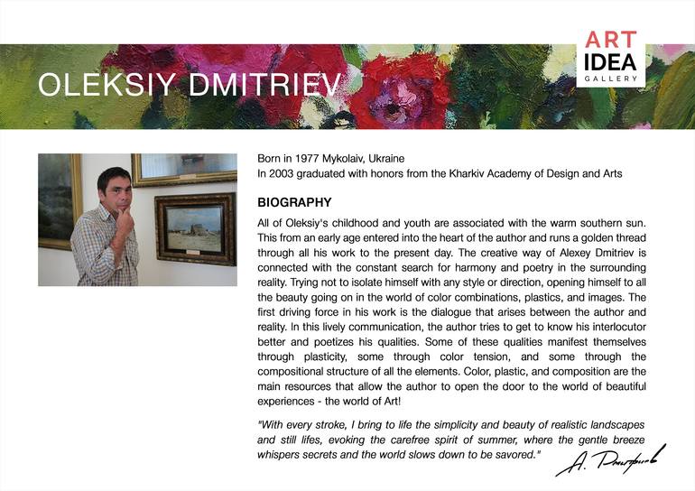 Original Impressionism Still Life Painting by Artidea Gallery