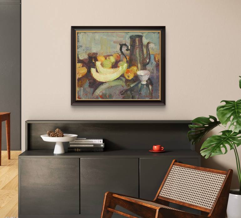 Original Impressionism Still Life Painting by Artidea Gallery