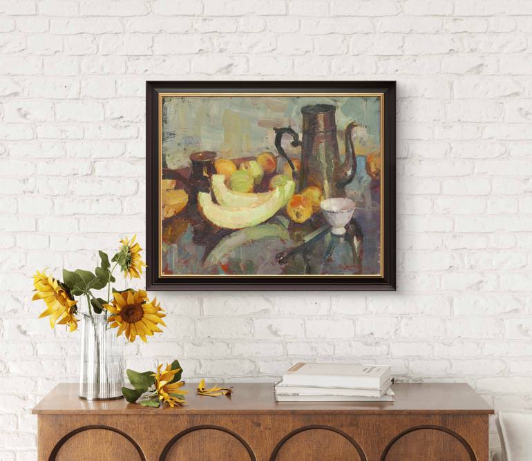 Original Impressionism Still Life Painting by Artidea Gallery