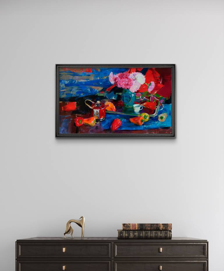 Original Neo-impressionism Still Life Painting by Artidea Gallery