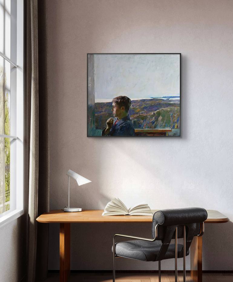 Original Impressionism People Painting by Artidea Gallery