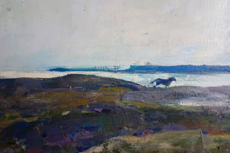 Original Impressionism People Painting by Artidea Gallery