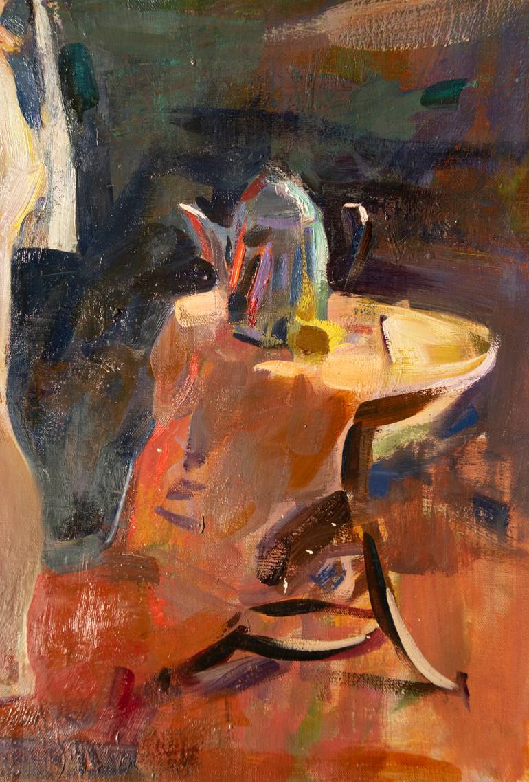 Original Neo-impressionism Nude Painting by Artidea Gallery