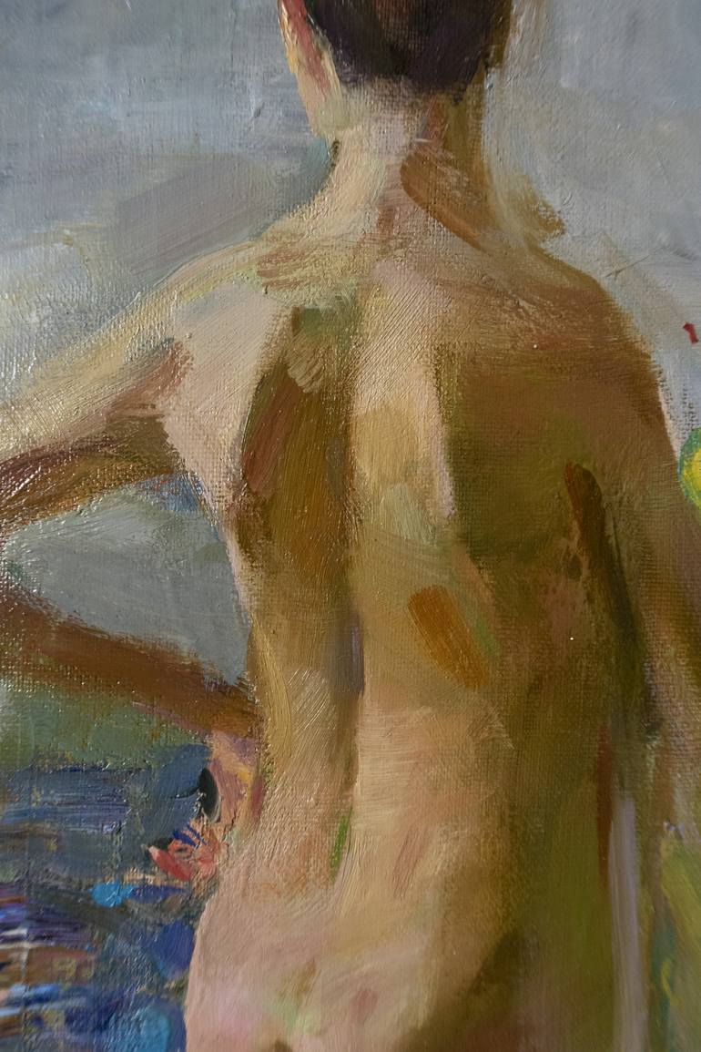 Original Impressionism Nude Painting by Artidea Gallery