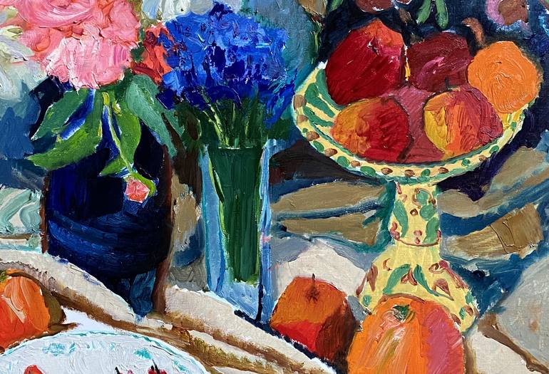 Original Impressionism Still Life Painting by Artidea Gallery