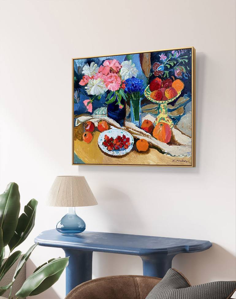 Original Impressionism Still Life Painting by Artidea Gallery