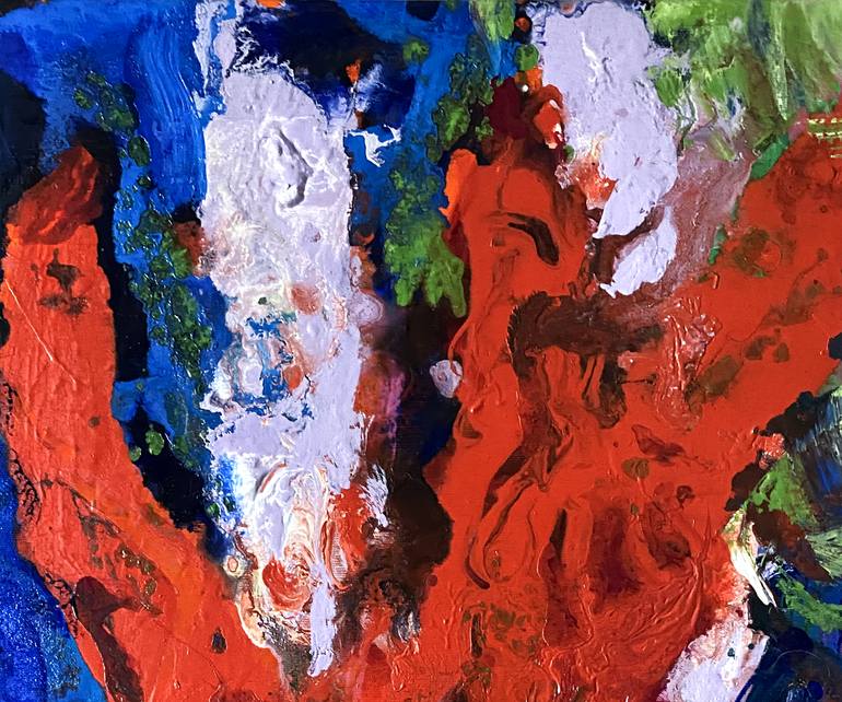 Original Fauvism Floral Painting by Artidea Gallery