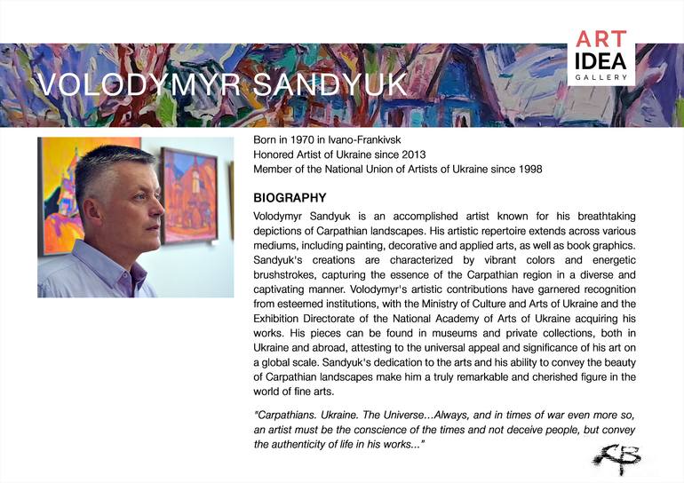 Original Abstract Landscape Painting by Artidea Gallery