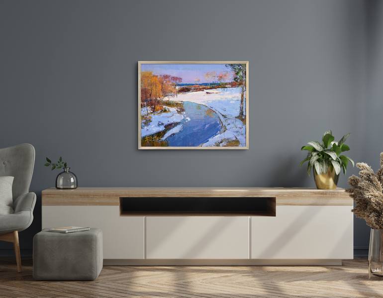 Original Impressionism Landscape Painting by Artidea Gallery