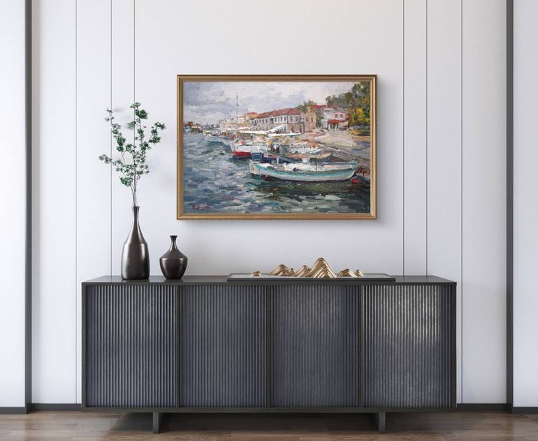 Original Impressionism Landscape Painting by Artidea Gallery