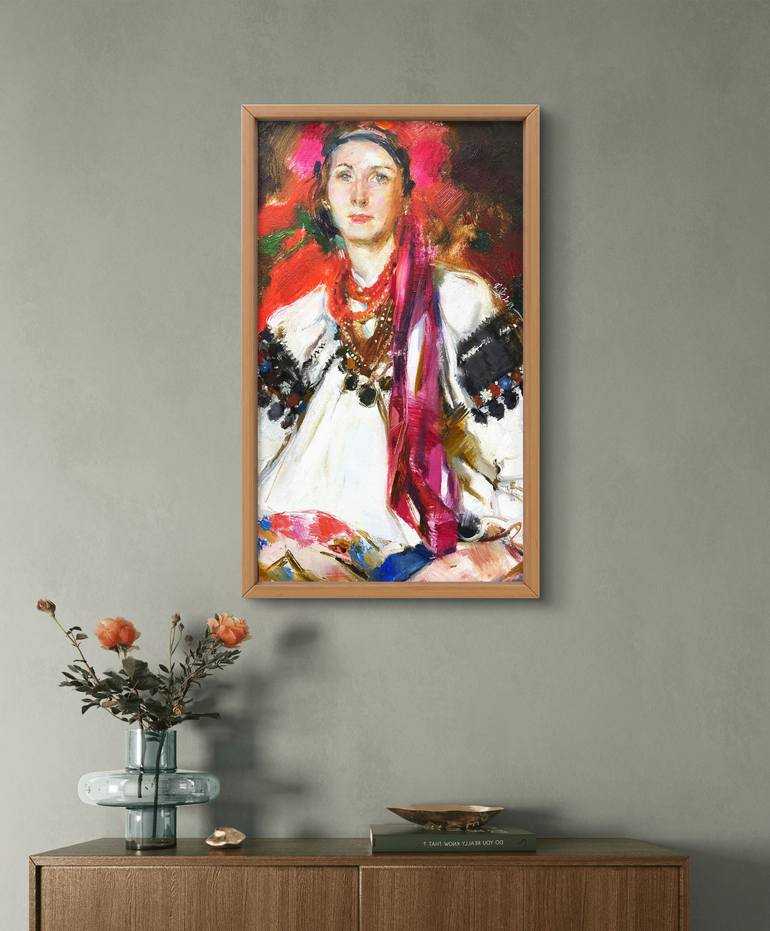 Original Figurative People Painting by Artidea Gallery