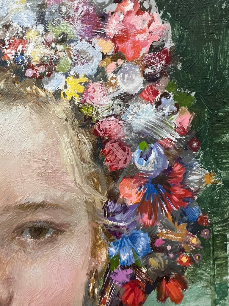 Original Folk People Painting by Artidea Gallery