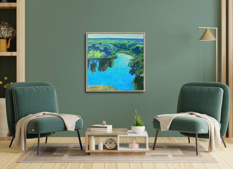 Original Impressionism Landscape Painting by Artidea Gallery