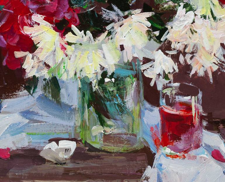 Original Impressionism Still Life Painting by Artidea Gallery