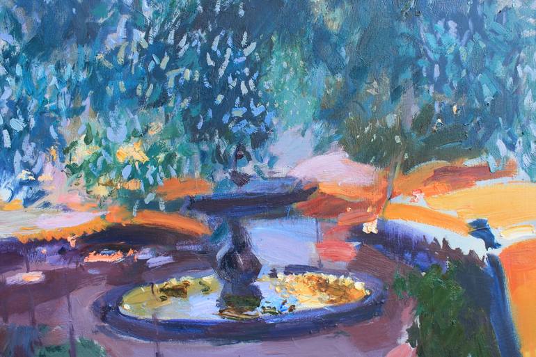 Original Abstract Expressionism Floral Painting by Artidea Gallery