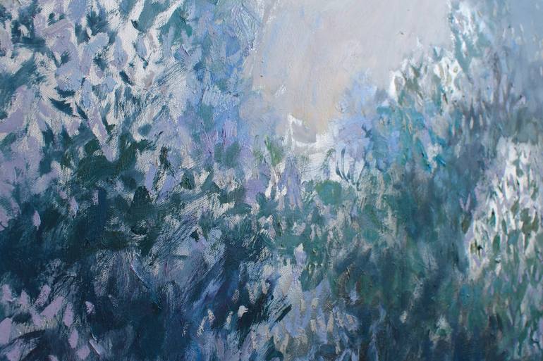 Original Abstract Expressionism Floral Painting by Artidea Gallery