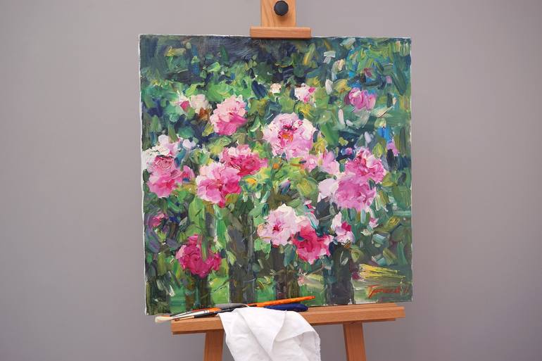 Original Abstract Expressionism Still Life Painting by Artidea Gallery