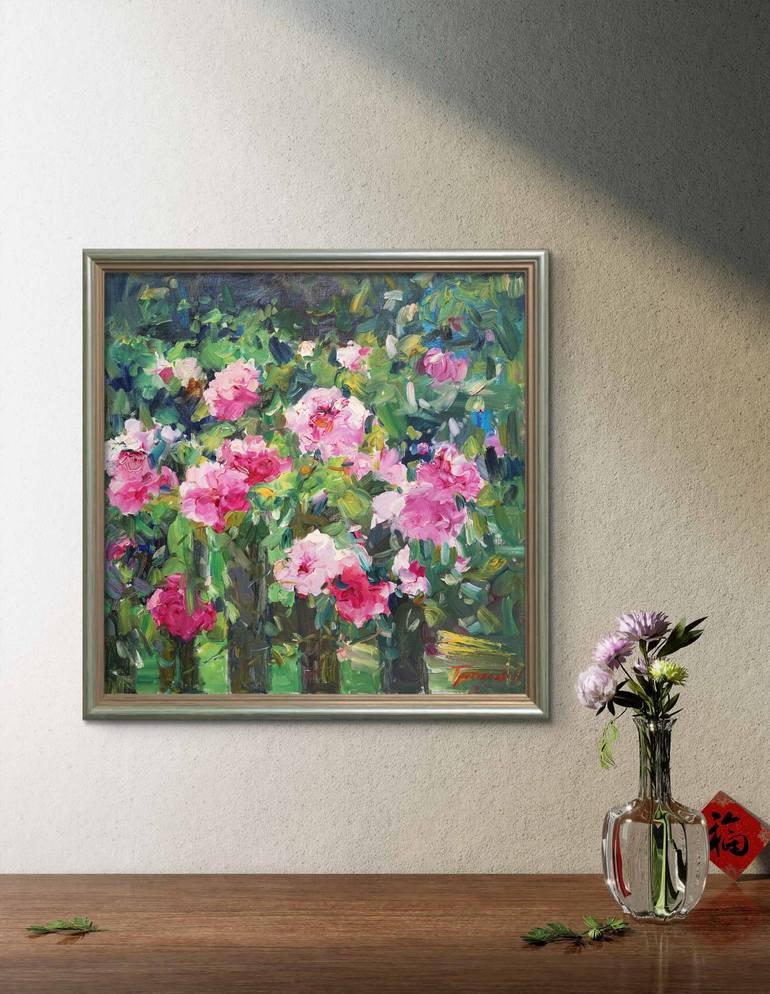 Original Abstract Expressionism Still Life Painting by Artidea Gallery