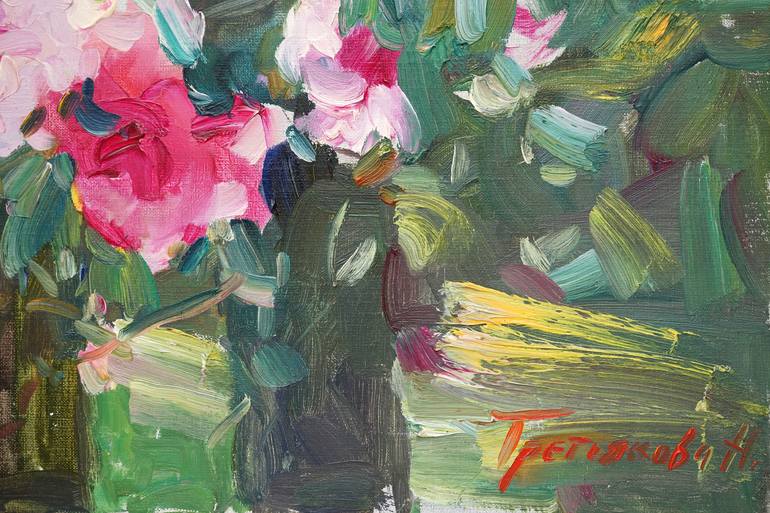 Original Abstract Expressionism Still Life Painting by Artidea Gallery