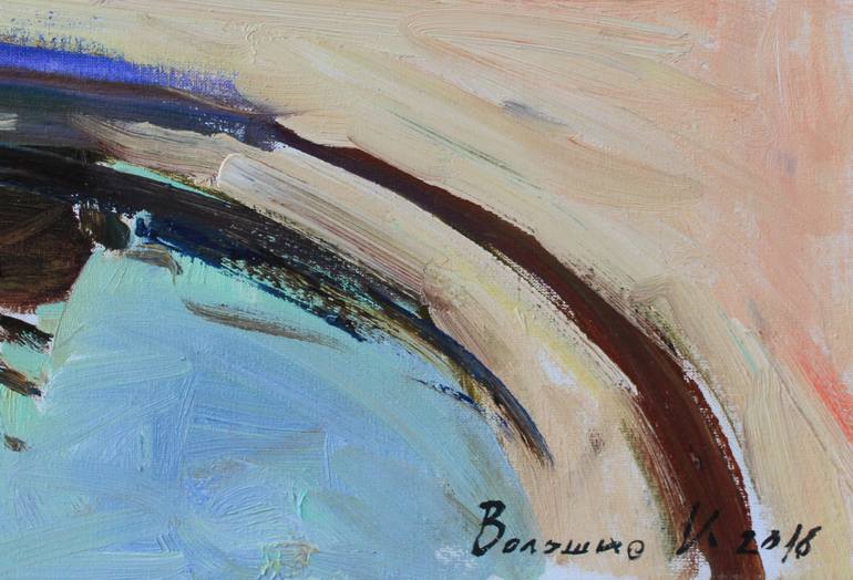 Original Abstract Expressionism Landscape Painting by Artidea Gallery