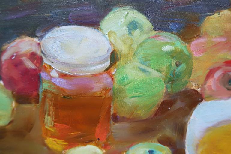 Original Impressionism Still Life Painting by Artidea Gallery